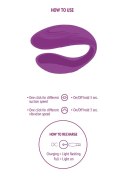 Bound Love Couples Vibrator Purple Bound Love Couples Vibrator Purple