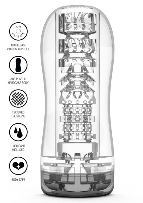 Clear Blast Vacuum Stroker Transparent Clear Blast Vacuum Stroker Transparent