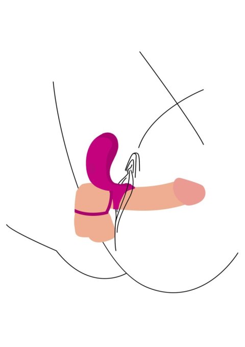 Couples Stimulator Ring Fuchsia Couples Stimulator Ring Fuchsia