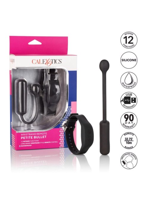 Wristband Remote Petite Bullet Black Wristband Remote Petite Bullet Black