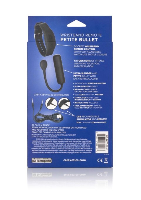 Wristband Remote Petite Bullet Black Wristband Remote Petite Bullet Black