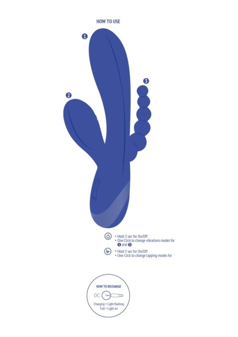 Xocoon Triple Love Vibrator Xocoon Triple Love Vibrator