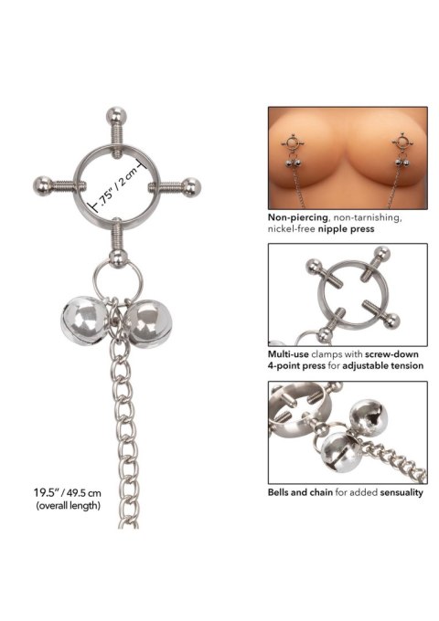 4-Point Nipple Press W Bells Metal 4-Point Nipple Press W Bells Metal