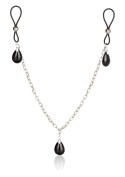 Nonpierce Nipple Chain Jewelry Black Nonpierce Nipple Chain Jewelry Black