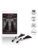 Playful Tassels Nipple Clamps Black Playful Tassels Nipple Clamps Black
