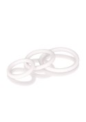 Rubber Ring - 3 Piece Set White Rubber Ring - 3 Piece Set White