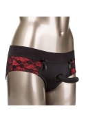 Scandal Crotchless Set L/XL Black Scandal Crotchless Set L/XL Black