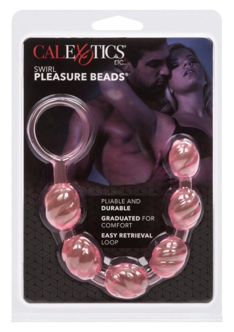 Swirl Pleasure Beads Pink Swirl Pleasure Beads Pink