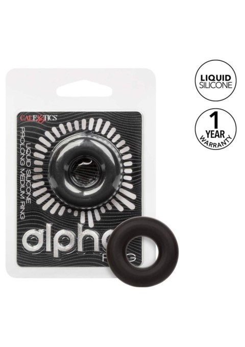 Alpha Prolong Medium Ring Black Alpha Prolong Medium Ring Black