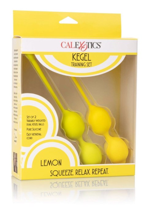 Kegel Training Set Lemon Yellow Kegel Training Set Lemon Yellow