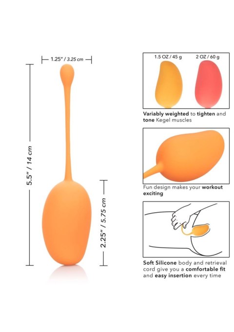 Kegel Training Set Mango Assortment Kegel Training Set Mango Assortment