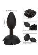 Large Rose Anal Plug Black Large Rose Anal Plug Black