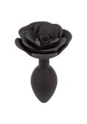 Large Rose Anal Plug Black Large Rose Anal Plug Black