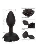 Large Rose Anal Plug Black Large Rose Anal Plug Black