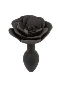 Small Rose Anal Plug Black Small Rose Anal Plug Black
