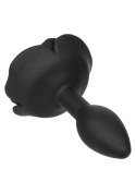 Small Rose Anal Plug Black Small Rose Anal Plug Black