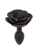 Small Rose Anal Plug Black Small Rose Anal Plug Black