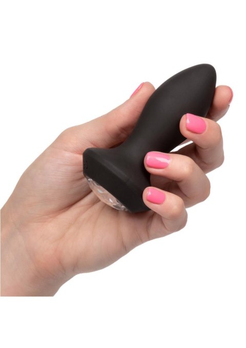 Vibrating Petite Crystal Probe Black Vibrating Petite Crystal Probe Black