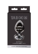 Butt Plug With Diamond Jewel L Black Butt Plug With Diamond Jewel L Black