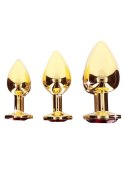 Butt Plug With Diamond Jewel S Gold Butt Plug With Diamond Jewel S Gold