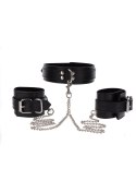 Heavy Collar and Wrist Cuffs Black Heavy Collar and Wrist Cuffs Black