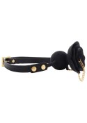 Rose Ball Gag with Plug Black Rose Ball Gag with Plug Black