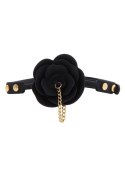 Rose Ball Gag with Plug Black Rose Ball Gag with Plug Black