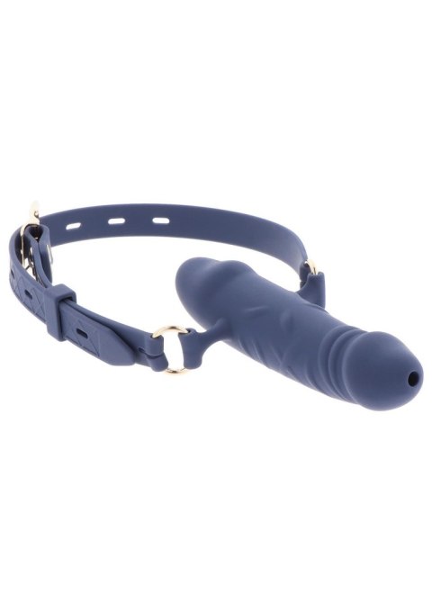 Silicone Breathable Penis Gag Blue Silicone Breathable Penis Gag Blue