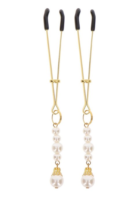 Tweezers With Pearls Gold Tweezers With Pearls Gold