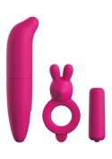 Couples Vibrating Starter Kit Pink Couples Vibrating Starter Kit Pink