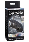 Hardcore Silicone Cock Block Black Hardcore Silicone Cock Block Black