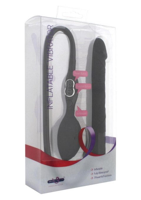 Inflatable Vibrator Black Inflatable Vibrator Black