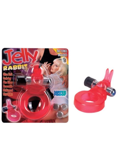 Jelly Rabbit Cockring Red Jelly Rabbit Cockring Red