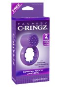Pierścień-SENSUAL TOUCH LOVE RING PURPLE Pierścień-SENSUAL TOUCH LOVE RING PURPLE