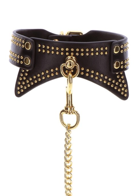 Studded Collar and Leash Black Studded Collar and Leash Black
