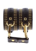 Studded Wrist Cufs Set Black Studded Wrist Cufs Set Black