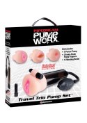 Travel Trio Pump Set Light skin tone Travel Trio Pump Set Light skin tone