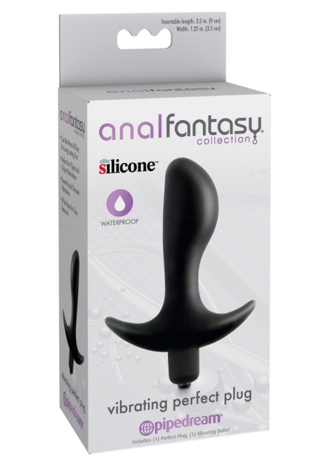 Vibrating Perfect Plug Black Vibrating Perfect Plug Black
