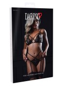 2PC Peek-a-Boo Bra and Panty Black 2PC Peek-a-Boo Bra and Panty Black