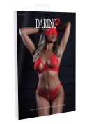 3PC Bra, Panty and Blindfold Red 3PC Bra, Panty and Blindfold Red