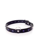 Fetish B - Series Collar - 2 cm navy blue crystal Fetish B - Series Collar - 2 cm navy blue crystal