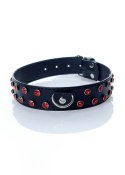 Fetish B - Series - Collar 3 cm. red crystal Fetish B - Series - Collar 3 cm. red crystal