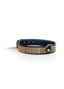 Fetish B - Series Collar with crystals 3 cm gold Fetish B - Series Collar with crystals 3 cm gold