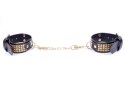 Fetish B - Series Handcuffs with cristals 3 cm Gold Fetish B - Series Handcuffs with cristals 3 cm Gold