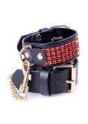 Fetish B - Series Handcuffs with cristals 3 cm Red Line Fetish B - Series Handcuffs with cristals 3 cm Red Line