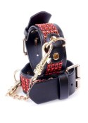 Fetish B - Series Handcuffs with cristals 3 cm Red Line Fetish B - Series Handcuffs with cristals 3 cm Red Line