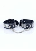 Fetish B - Series Handcuffs with cristals 3 cm Silver Fetish B - Series Handcuffs with cristals 3 cm Silver
