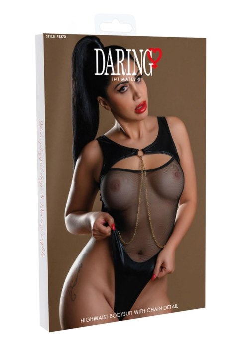 Highwaist Bodysuit With Chain Black Highwaist Bodysuit With Chain Black