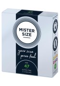 MISTER SIZE 47mm Condoms 3pcs Natural MISTER SIZE 47mm Condoms 3pcs Natural