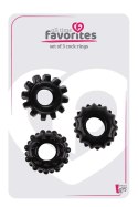 ALL TIME FAVORITES SET OF 3 COCKRINGS BLACK ALL TIME FAVORITES SET OF 3 COCKRINGS BLACK